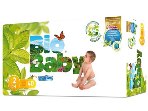 Comprar Pañales Bio Baby talla 2 (5-8kg) 40uds eco al mejor precio