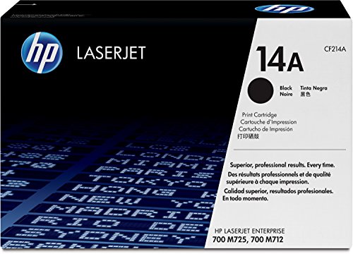 Comprar HP CF214A - Cartucho de tóner original LaserJet HP 14A negro al mejor precio