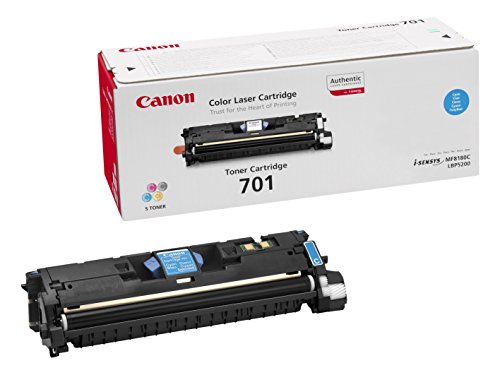 Comprar Canon Cartucho 701 C - Tóner (4000 páginas, compatible con LBP5200 y MF8180C), cian al mejor precio