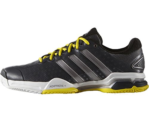Comprar adidas Barricade Team 4 - Zapatillas para hombre, color gris / plata / amarillo, talla 45 1/3 al mejor precio