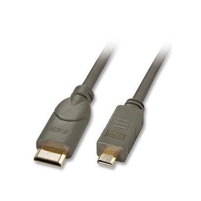 Comprar Lindy 0.5m HDMI - cables HDMI (0,5m, Mini-HDMI, Micro-HDMI) Negro al mejor precio