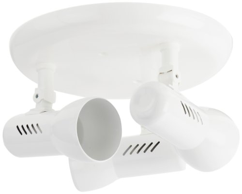 Comprar Brilliant 06330T05 Minor - Focos de techo en disposición circular (3 puntos de luz, 60 W), color blanco al mejor precio