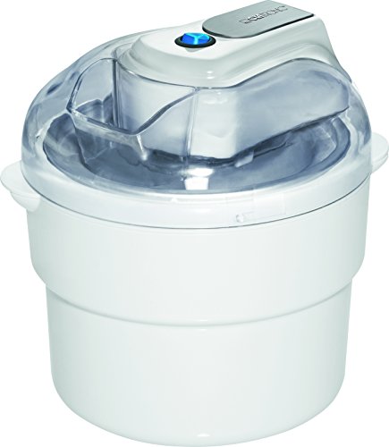 Clatronic ICM 3581 - Heladera, capacidad 0,8 l, tapa con orificio de llenado, 12 W, color blanco