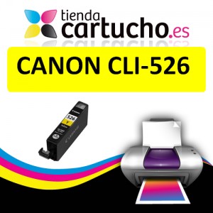 Comprar CARTUCHO COMPATIBLE CANON CLI-526 AMARILLOCARTUCHO COMPATIBLE CANON CLI-526 AMARILLO al mejor precio
