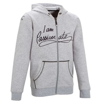 Comprar Sudadera equitación niño PASSIONATE gris jaspeado FOUGANZA al mejor precio