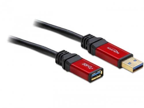 Comprar DeLock - Cable alargador USB 3.0 rojo 2 m al mejor precio