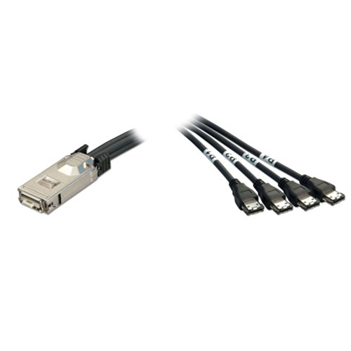 Comprar Lindy 2m SAS/eSATA II Multilane Cable - Cable de InfiniBand (16-p SFF-8470, 4x 7-p eSATA, 2m) Negro al mejor precio