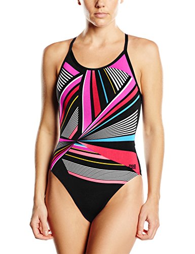 Comprar Las mujeres Zoggs Sprintback Rubix Bañador, mujer, color Varios colores - Black/Multi-Colour, tamaño 34-Inch/Size 10 Inch al mejor precio