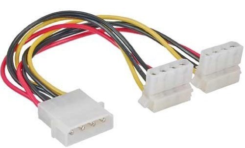 Comprar InLine 29659W - Cable (Molex (4-pin), Molex (4-pin), Macho/hembra) Negro, Rojo, Color blanco, Amarillo, Multi al mejor precio