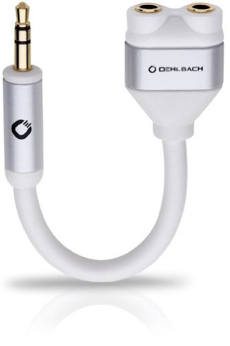 Comprar OEHLBACH 60020 adaptador de cable - Adaptador para cable (1x 3.5mm M, 2x 3.5mm F, Macho/hembra, Color blanco, Oro) al mejor precio