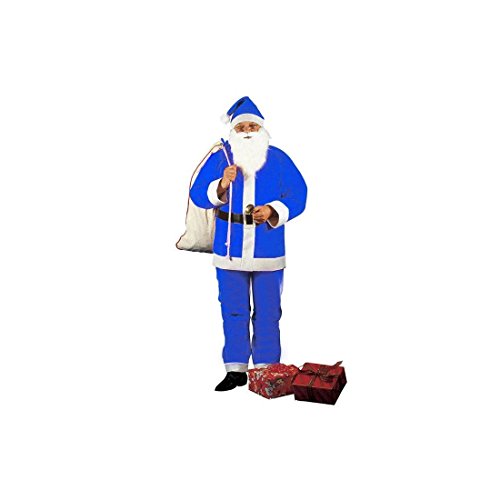 Comprar Disfraz de Papá Noel azul adulto - Única al mejor precio