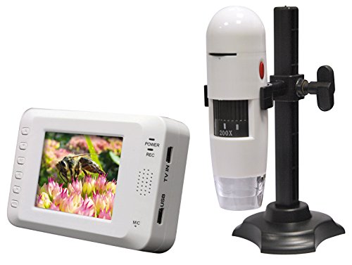 Comprar Reflecta DigiMikroscope Screen - Microscopio (Negro, Color blanco) al mejor precio