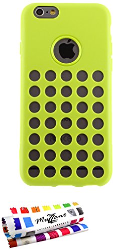 Comprar Muzzano Le Perfore - funda para Apple iPhone 6, color verde - incluye paño de limpieza al mejor precio