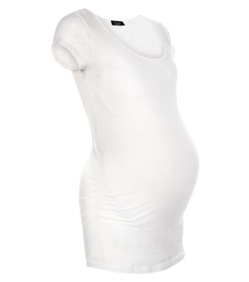 Comprar Maternity Cream Cap Sleeve Top al mejor precio