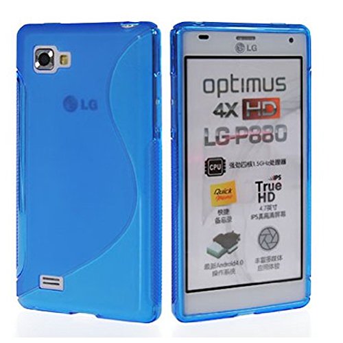 Comprar Bluetrade BT-TPU-LGP880L - Funda TPU para LG P880, color azul al mejor precio