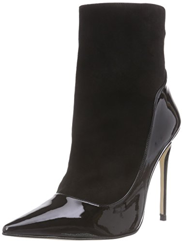 Comprar Buffalo London 12206-314 SUEDE PATENT PU - botas de material sintético mujer, color negro, talla 41 al mejor precio