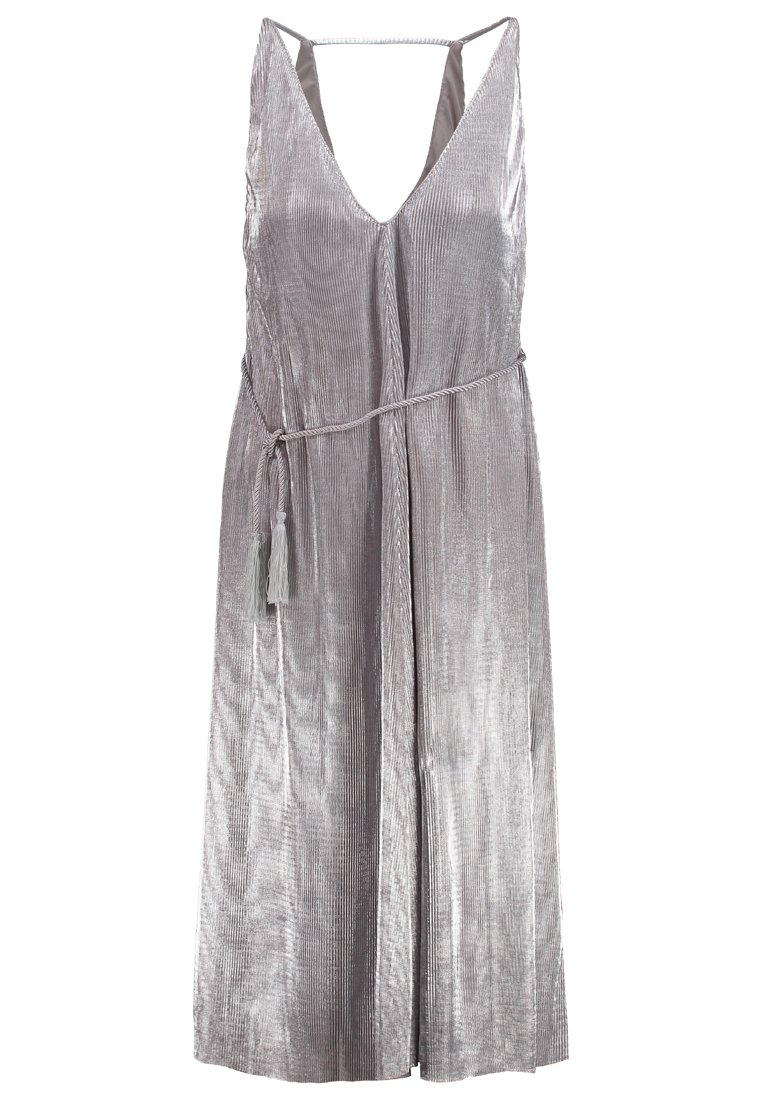 Comprar Topshop Vestido de algodón silver al mejor precio