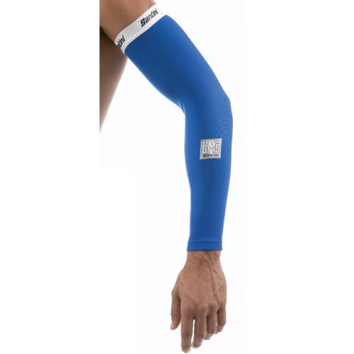 Comprar Santini 365 Totem - Manguitos de ciclismo para hombre, color azul, talla XS/S al mejor precio