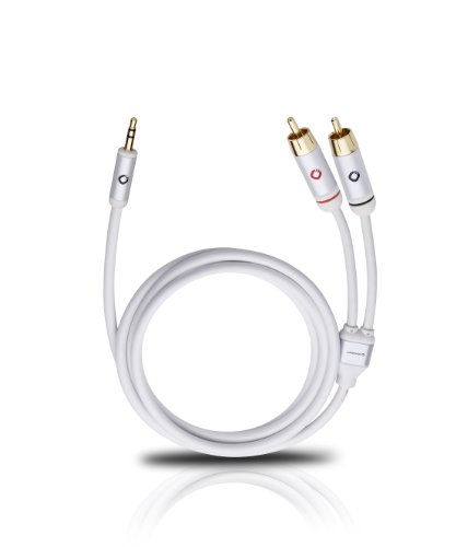 Comprar OEHLBACH 60005 cable de audio - cables de audio (5m, 3.5mm, 2 x RCA) Color blanco al mejor precio