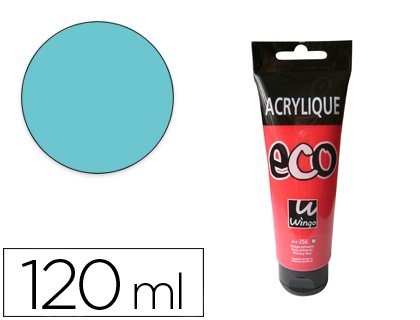 Comprar PINTURA ACRILICA WINGO ECO AZUL CIELO TUBO DE 120 ML (3 unid.) al mejor precio