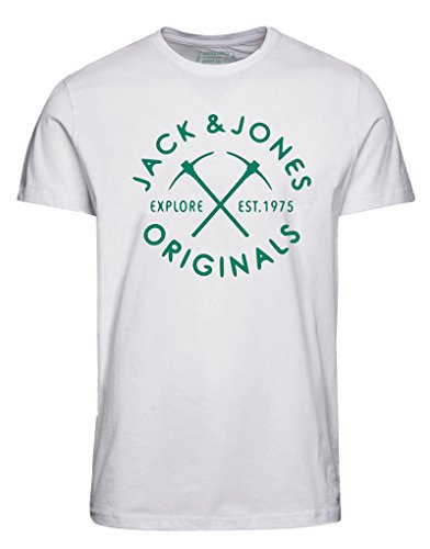 Comprar Jack & Jones - Camiseta - Manga corta - para hombre blanco blanco Small al mejor precio