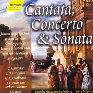 Comparar mejores precios Cantata, Concerto and Sonata (Musica Poetica Freiburg) con descuentos Comprar Cantata, Concerto and Sonata (Musica Poetica Freiburg) al mejor precio