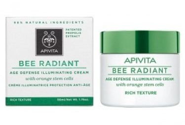 Comprar Apivita bee radiant crema iluminadora piel normal/seca 50 ml + regalo serum lifting 5 ml al mejor precio