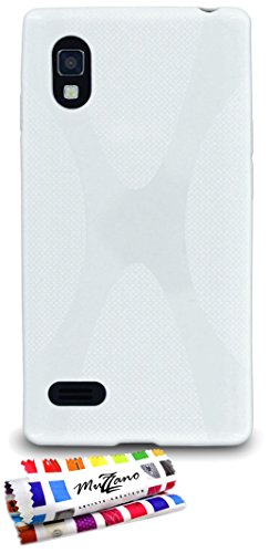 Comprar Muzzano F6326 - Funda para LG Optimus L9, color blanco al mejor precio