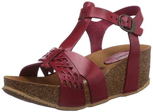 Comprar Kickers ABYSS - Zuecos de cuero mujer, color rojo, talla 41 al mejor precio