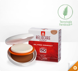 Comprar Compacto Solar Heliocare Oilfree Light Factor de Protección 50 10 gr. al mejor precio