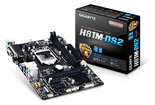 Comprar Gigabyte GAH81MDS2-00-G - Placa base Intel H81 (Socket 1150, 2DDR3, 16 GB, VGA, 2 sata3, 2 USB3) al mejor precio