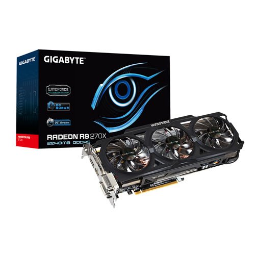 Comprar Gigabyte GV-R927XOC-2GD - Tarjeta grafica AMD 270x (GDDR5, 2 GB, 256 bit, 2 DVI, 2 DP) al mejor precio