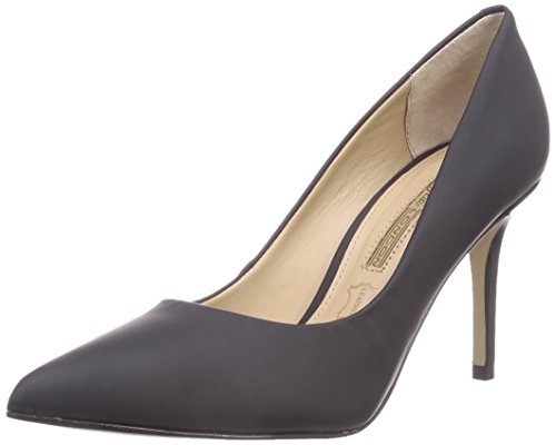 Comprar Buffalo London ZS 4239-14 NOBUCK EMBORRACHADO - zapatos de tacón cerrados de cuero mujer, color negro, talla 38 al mejor precio