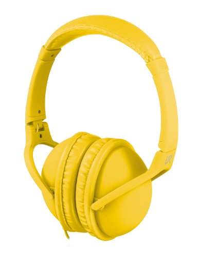 Comprar Trust Urban Duga - Auriculares de diadema cerrados (con micrófono), amarillo al mejor precio