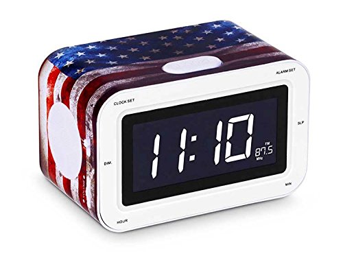 Comprar Bigben Interactive RR30 - Radio despertador, diseño USA, blanco al mejor precio