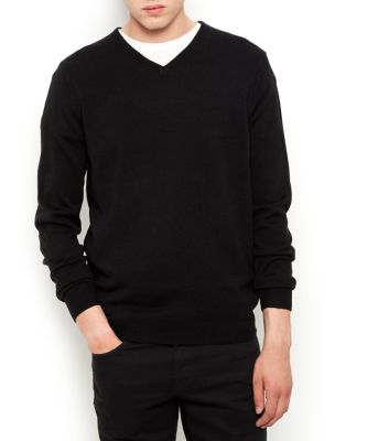 Comprar Black V Neck Jumper al mejor precio
