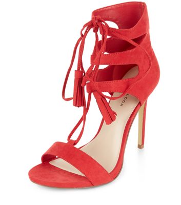 Comprar Red Ghillie Heeled Sandals al mejor precio