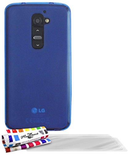 Comprar Muzzano F253942 - Funda para LG G2, incluye 3 protectores de pantalla, color azul al mejor precio