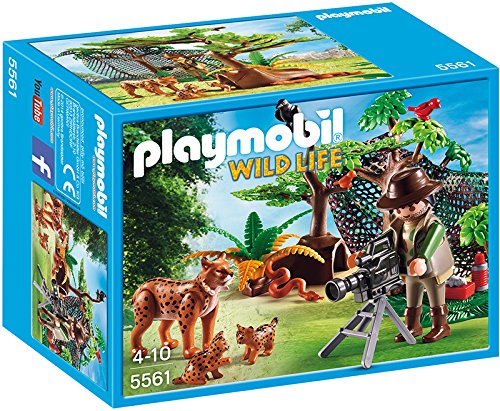 Comprar Playmobil 5561 - Familia de lince y filmador al mejor precio