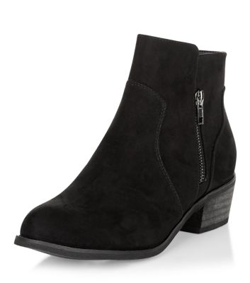 Comprar Black Suedette Western Boots al mejor precio