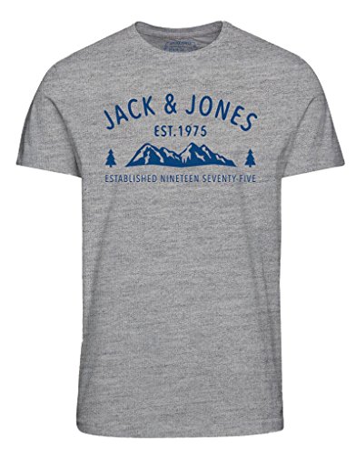 Comprar Jack & Jones - Camiseta - Manga corta - para hombre gris gris Large al mejor precio