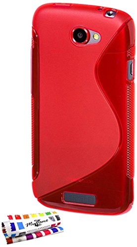 Comprar Muzzano F34S06-4121819 - Funda para HTC One S, color rojo al mejor precio