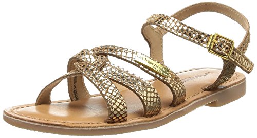 Comprar Les Tropéziennes par M. Belarbi Betise - Sandalias deportivas de cuero para niña dorado oro 35 al mejor precio