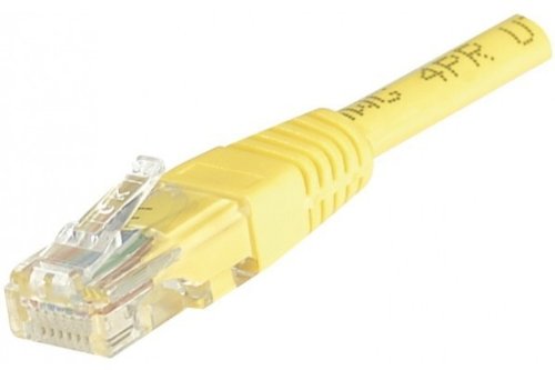 Comprar Dexlan 245700 - Cable de red RJ45 (UTP, cat. 6, 0,5 m), color amarillo al mejor precio