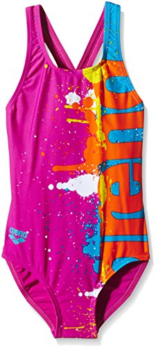 Comprar Bañador para niña Arena Writer - Rosa/multi-color, 10 Rosa Rose/Multi-Colour Talla:8 - 9 años al mejor precio