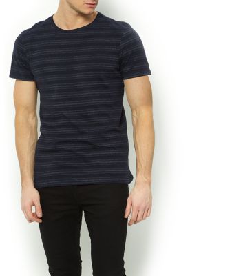 Comprar Navy Stripe Jacquard T-Shirt al mejor precio