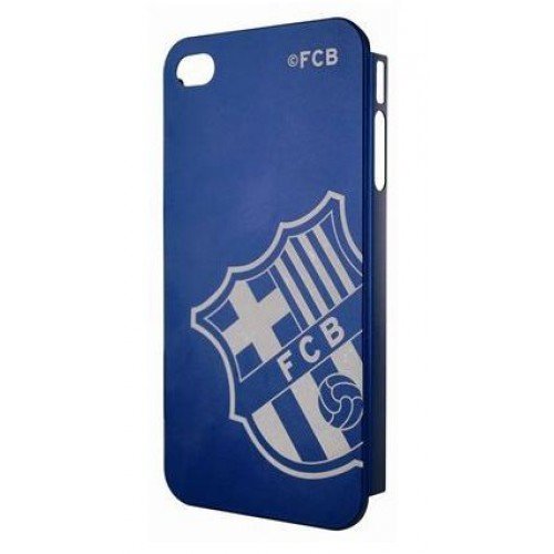 Comprar FC Barcelona BRCI005 - Carcasa para Apple iPhone 4/4S, aluminio azul al mejor precio