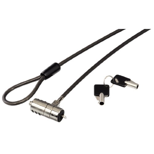 Comprar Hama 00054112 - Cable antirrobo (Negro, Acero inoxidable, De plástico, Acero inoxidable, Combinación, Round key) al mejor precio