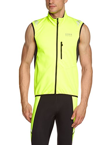 Comprar Gore Bike Wear Element Windstopper Soft Shell - Chaleco para hombre, color amarillo / negro, talla L al mejor precio