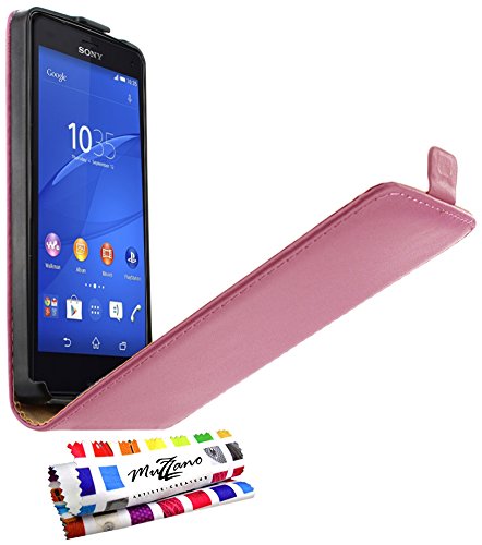 Comprar Muzzano F869655 - Funda para Sony Xperia Z3 Compact, color rosa al mejor precio